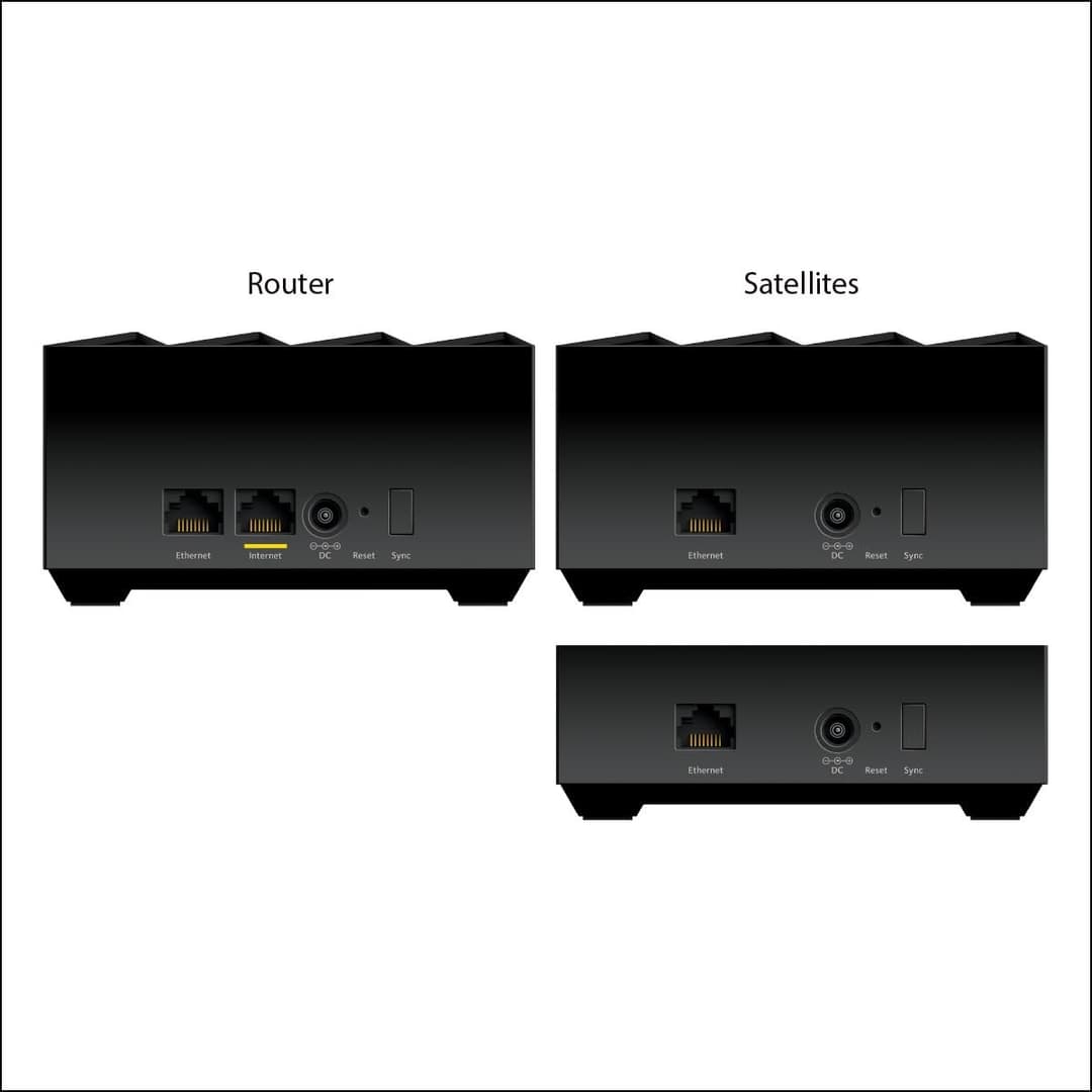 NETGEAR nighthawk WiFi 6 Mesh (MK73S) Dual Band Mesh WiFi System - AX3000 - Image 7