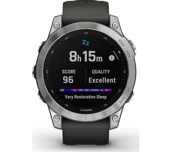 Garmin fēnix 7 GPS Smartwatch 47mm Silver - Image 2