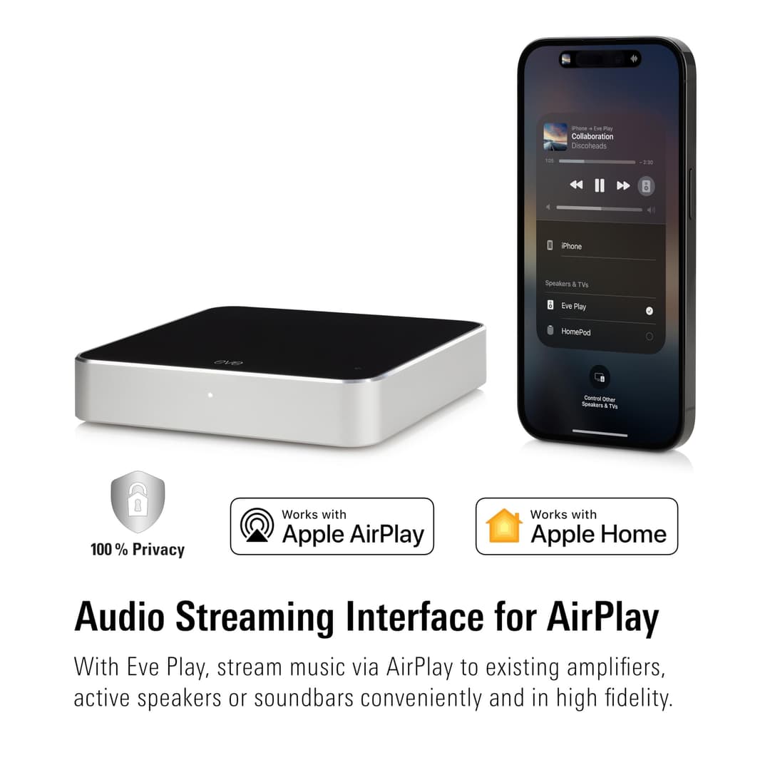 Eve Play (Apple Home) – Audio Streaming Interface for AirPlay - Image 4