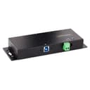 StarTech.com 4-Port Industrial USB 3.0 5Gbps Hub, Rugged USB Hub with ESD Protection, DIN/Wall/Desk Mountable USB-A Hub, USB Expander w/Locking Ports, Heavy Duty - TAA thumbnail 2