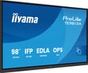iiyama TE9813A-B2AG Signage Display Kiosk design 2.48 m (97.5") Wi-Fi 500 cd/m² 4K Ultra HD Black Touchscreen Built-in processor Android 24/7 thumbnail 1