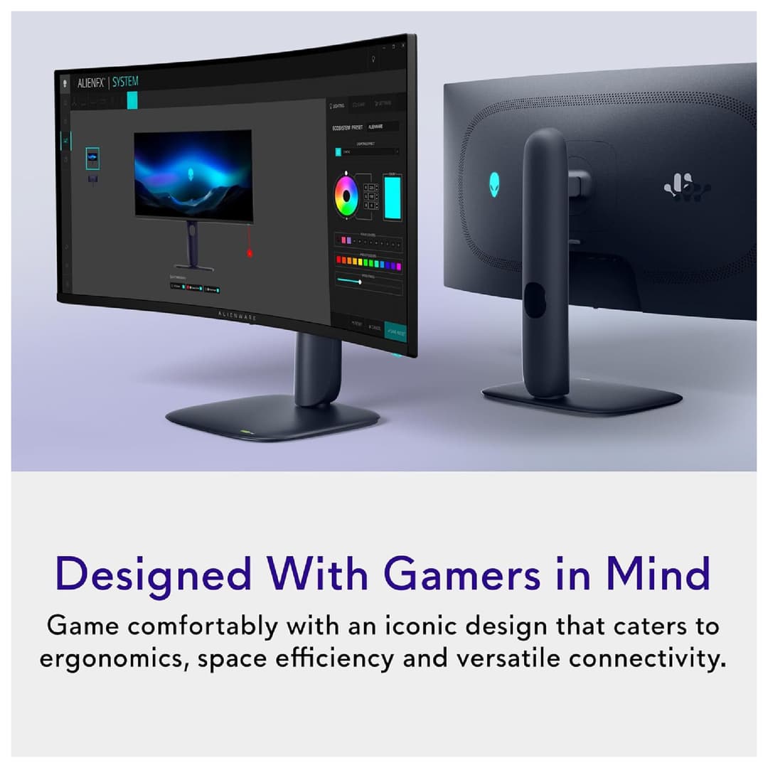 Dell Alienware AW3425DW 34" QD-OLED UWQHD 240Hz Freesync G-Sync Compatible Curved Gaming Monitor - Image 4