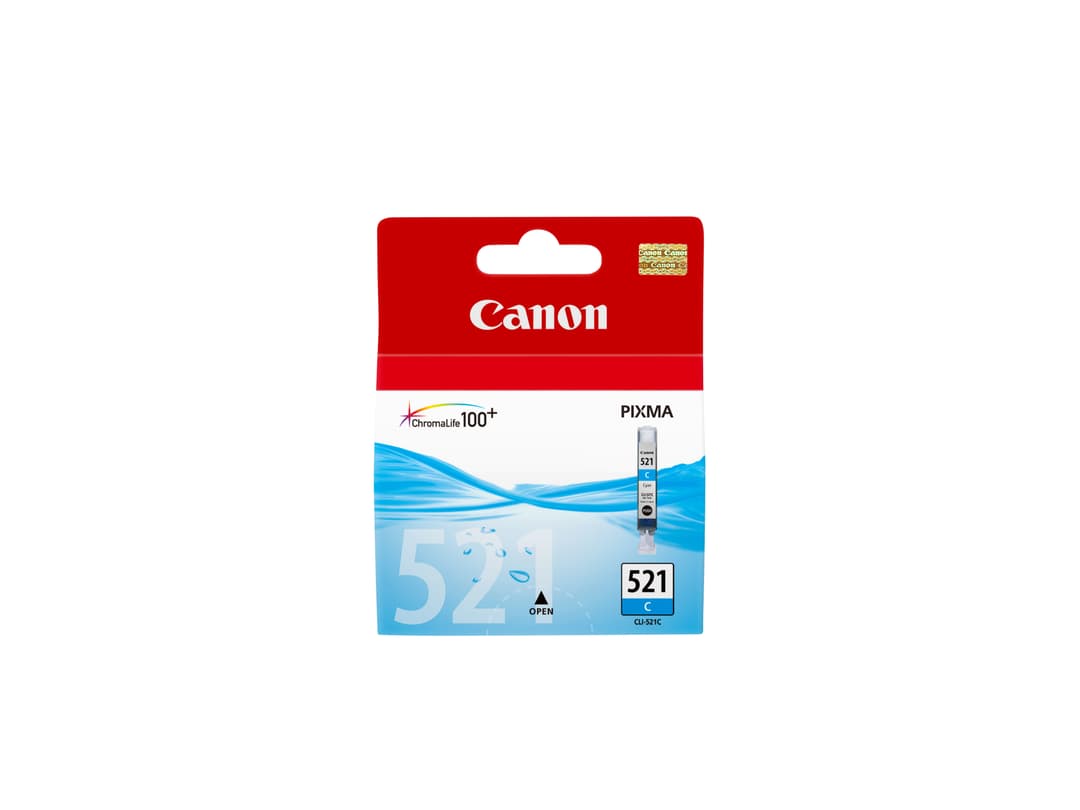 Canon CLI-521C Cyan Ink Cartridge - Image 1
