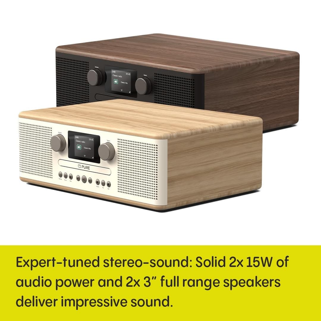 Pure Classic C-D6 Music System - Cotton White - Image 5
