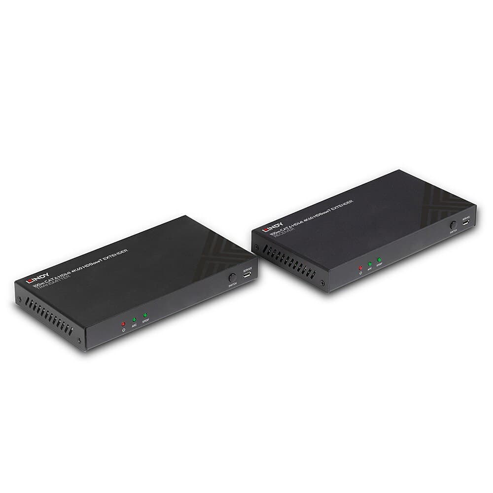 Lindy 100m Cat.6 HDMI 4K60, Audio, IR and RS-232 HDBaseT Extender - Image 3