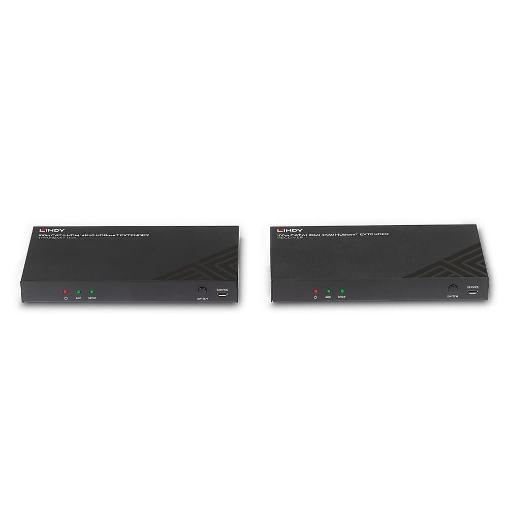 Lindy 100m Cat.6 HDMI 4K60, Audio, IR and RS-232 HDBaseT Extender - Image 4