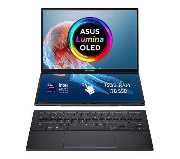 ASUS Zenbook Duo 14 Touchscreen Intel Core Ultra 9 1TB Inkwell Grey - Image 1