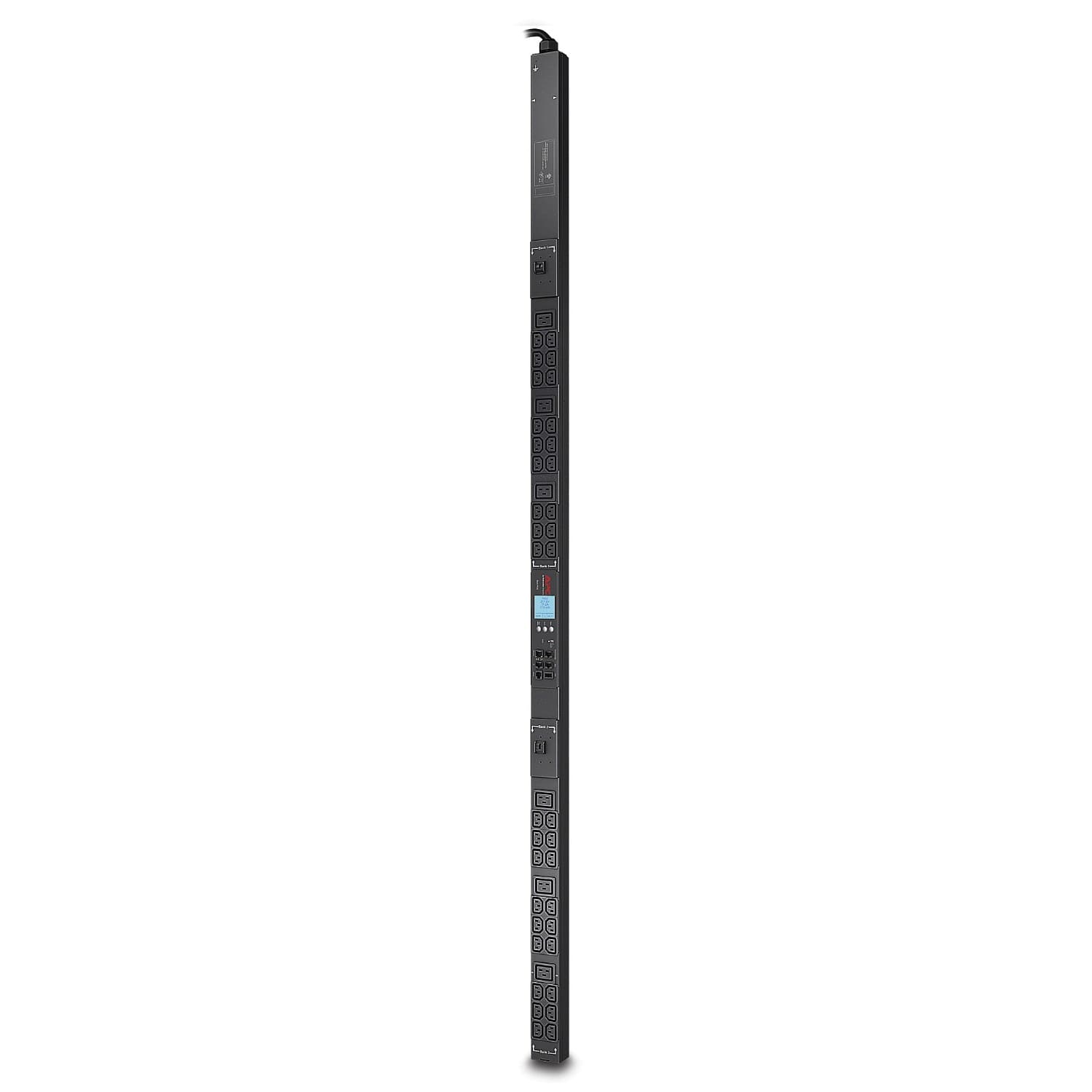 APC NetShelter Metered Rack PDU AP8841, Zero U, 5.0kW, 200/208V 30A, 36x C13 & 6x C19 Outlets