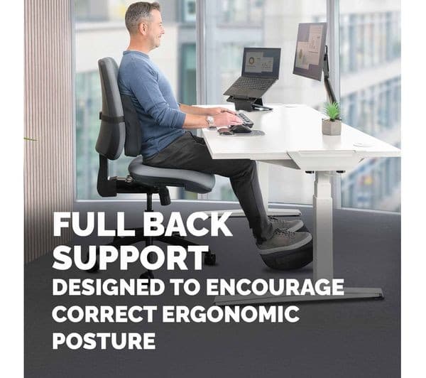 FELLOWES Breyta Comfort Back Cushion - Black - Image 4