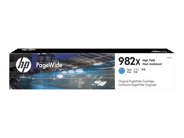 HP 982X High Yield Original PageWide Ink Cartridge - Cyan - Image 1