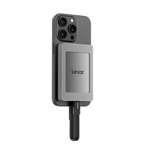 Lexar ES4 2TB Portable External SSD with Magnetic Set USB 3.2 Gen 2 Grey - Image 1
