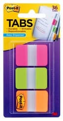 3M 686-PGO tab index Blank tab index Green, Orange, Pink thumbnail 1