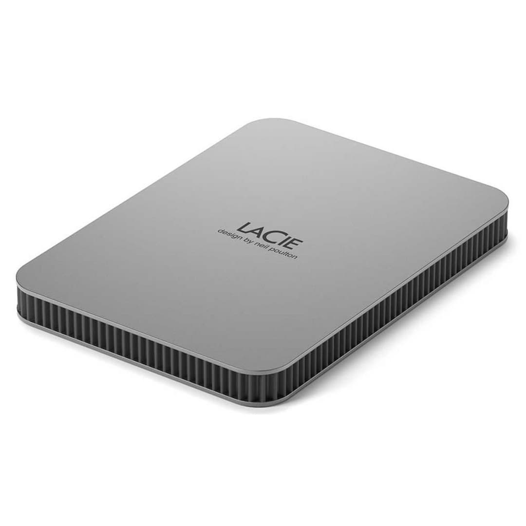 LaCie 1TB USB-C Mobile Hard Drive - Silver - Image 2