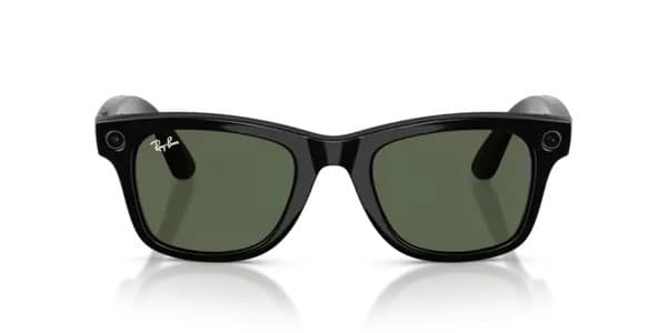 Ray-Ban Meta Wayfarer Gen 2 Smart Glasses Shiny Black Transitions Graphite Green - 50-22 - Image 5