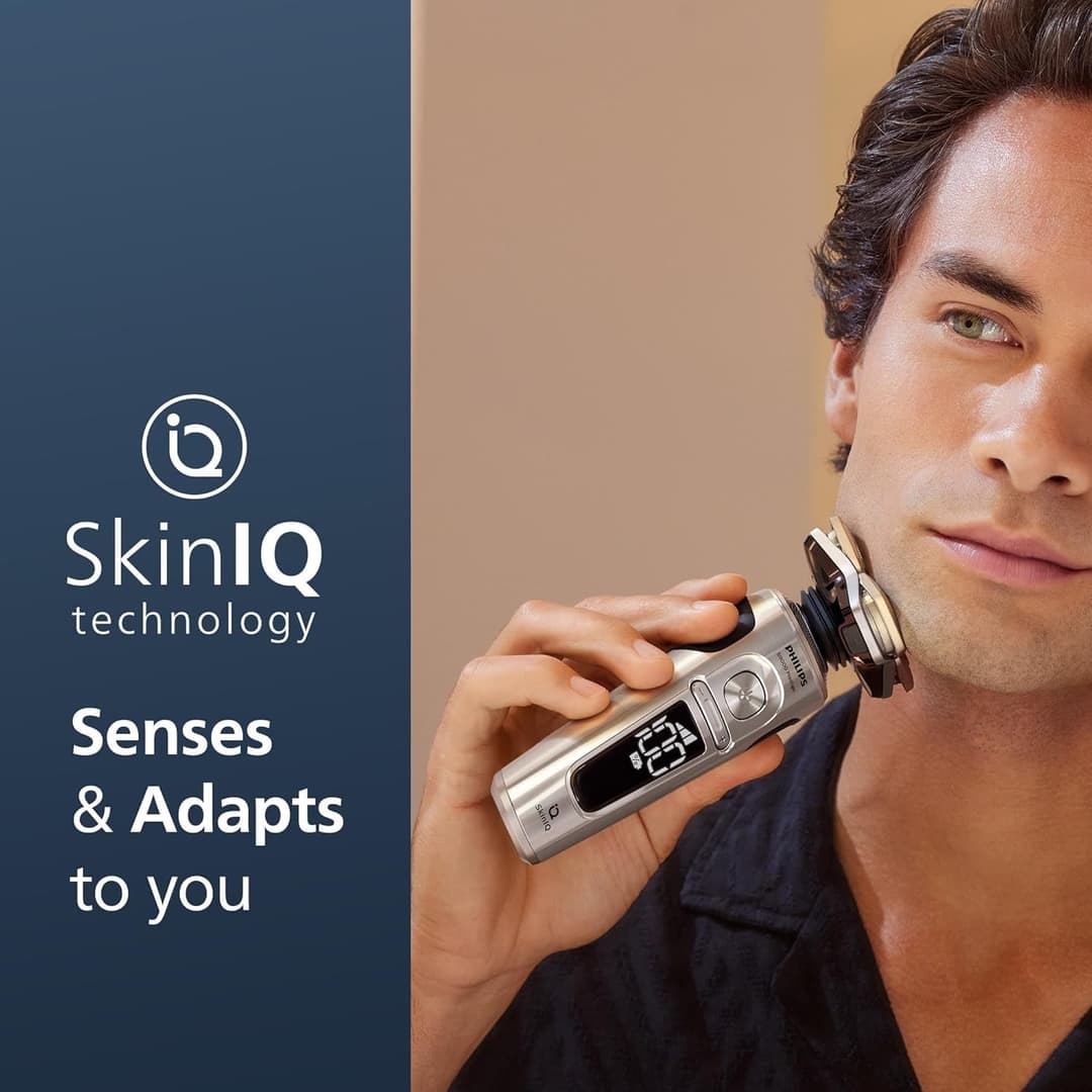 Philips Series 9000 Prestige SP9871/22 Electric Shaver Chrome - Image 2