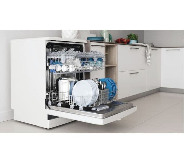 INDESIT D2FHK26UK Full-size Dishwasher - White - Image 5