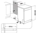 INDESIT D2FHK26UK Full-size Dishwasher - White thumbnail 6