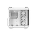 ASUS TUF Gaming GT502 Horizon ARGB Mid Tower Gaming PC Case - White thumbnail 4