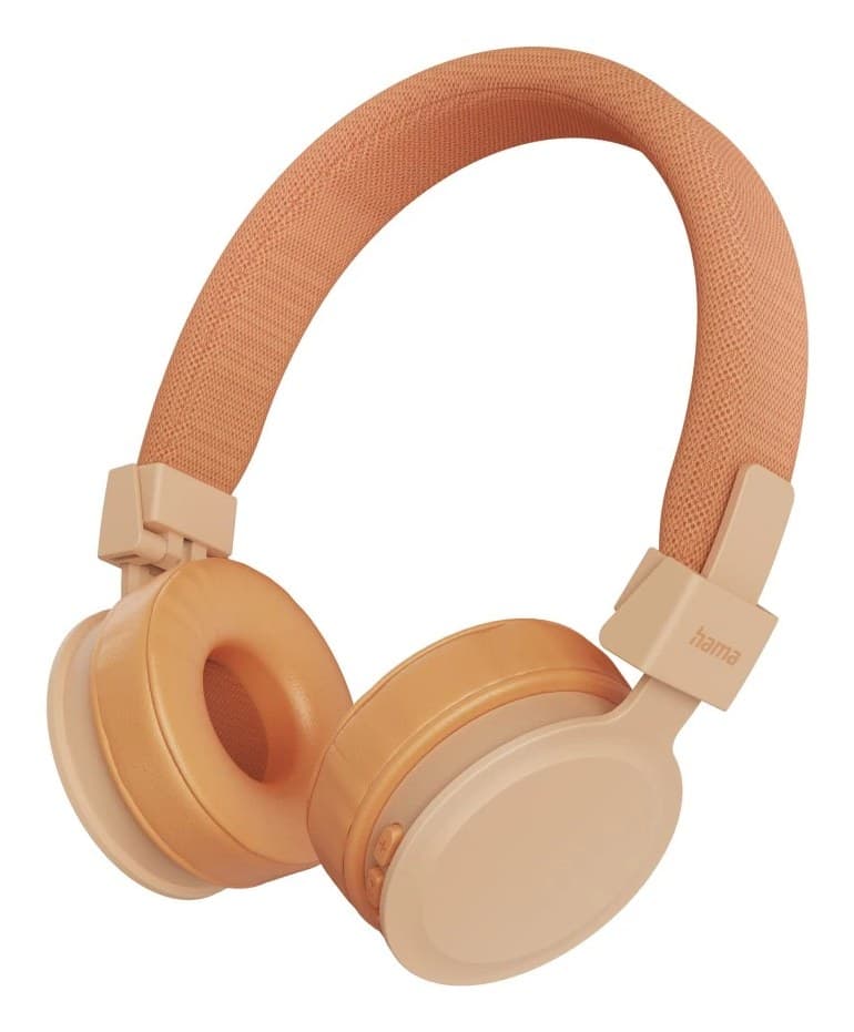 Hama Freedom Lit III Wireless Bluetooth On-Ear Headset with Microphone, USB-C - Orange - Image 2