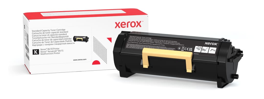 Xerox Genuine ® B410 Printer/VersaLink® B415 Multifunction Printer Black Standard capacity Toner Cartridge (6000 Pages) - 006R04725 - Image 1