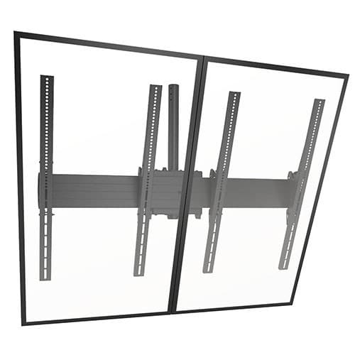 Chief Fusion® Large Ceiling Mounted 2 x 1 Portrait Menu Board - Image 1