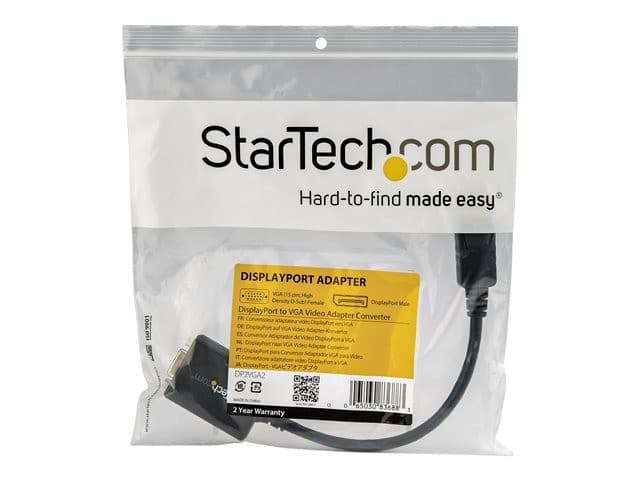 StarTech DP2VGA2 DisplayPort to VGA Adapter Black - Image 7