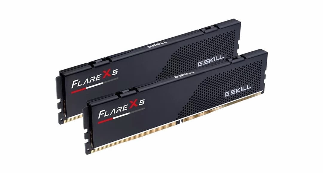 G.Skill Flare X5 32GB (2 x 16GB) DDR5 AMD EXPO Desktop Memory Kit - Matte Black - 6000MHz CL32 - Image 2