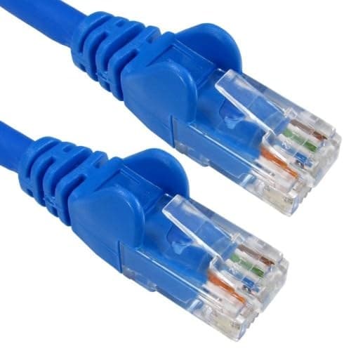 Scan Blue Cat 6 LSOH Patchkabel mit Knickschutz, 1 m, Blau - Image 2
