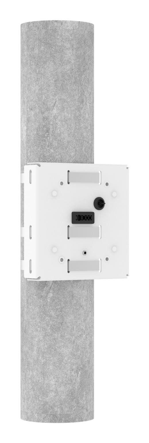Axis T94N01G Pole Mount for Positioning Cameras, Marine-Grade Stainless Steel, IK10