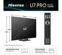 Hisense U7Q PRO 65" Mini LED 4K 165Hz Smart AI TV with Freely thumbnail 2