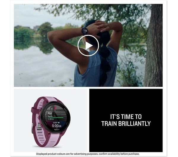 Garmin Forerunner 165 Music 43mm GPS Running Smartwatch - Black/Slate Grey - Image 5