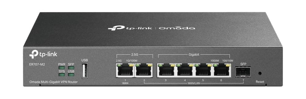 TP-Link SafeStream ER707-M2 Gbit M-WAN VPN Router - Gray - Image 1