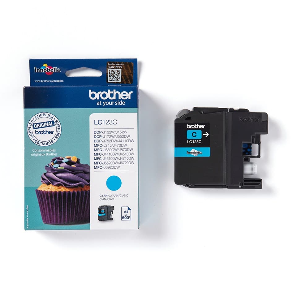 Brother LC123C ink cartridge 1 pc(s) Original Cyan - Image 3