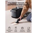 EUFY Omni E28 Robot Vacuum & Mop with All-in-One Station & Portable Deep Cleaner - Black thumbnail 5