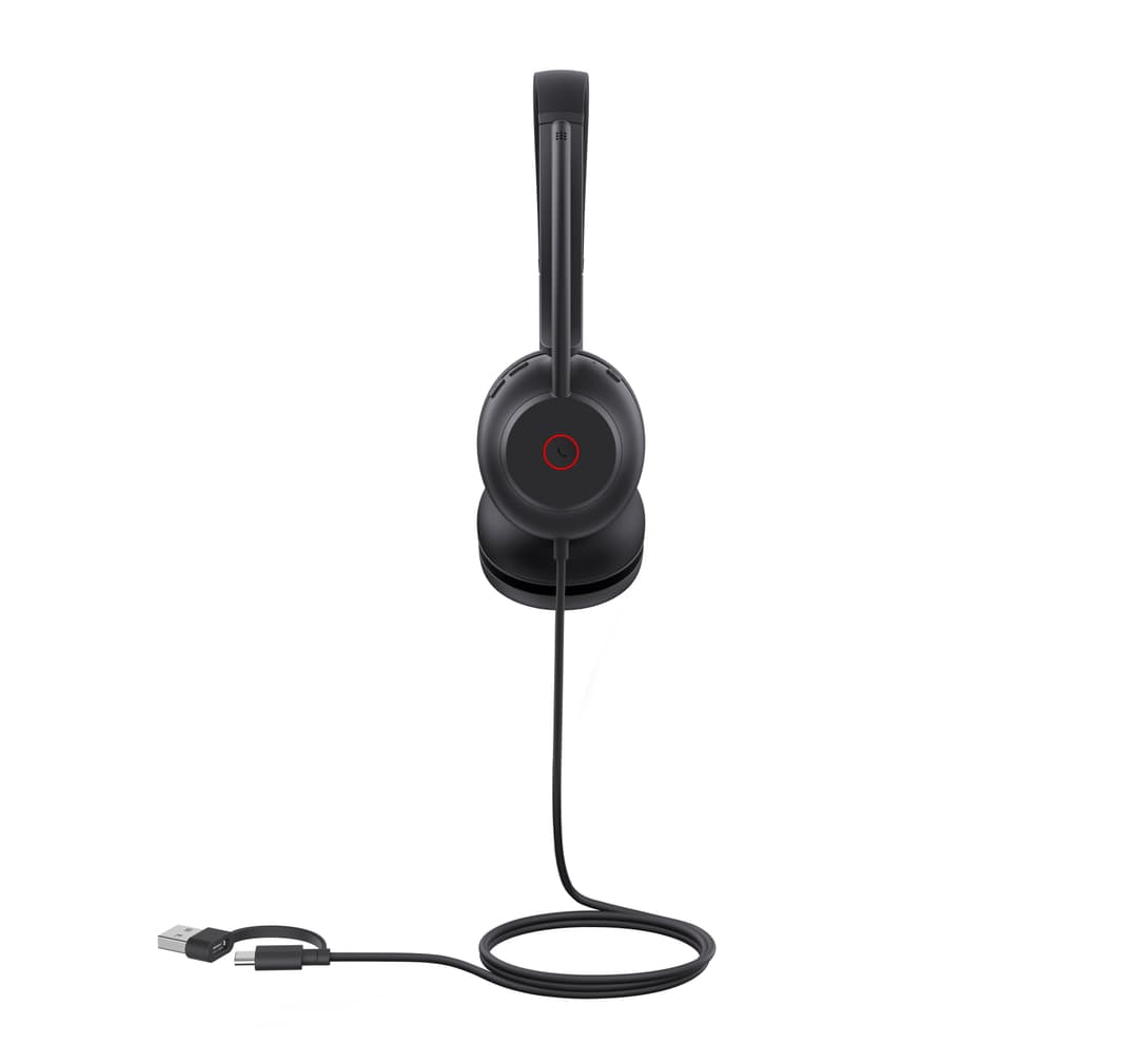 Yealink UH35 Dual UC USB-C/A Headset Wired Head-band Office/Call center USB Type-C / USB Type-A Black - Image 2