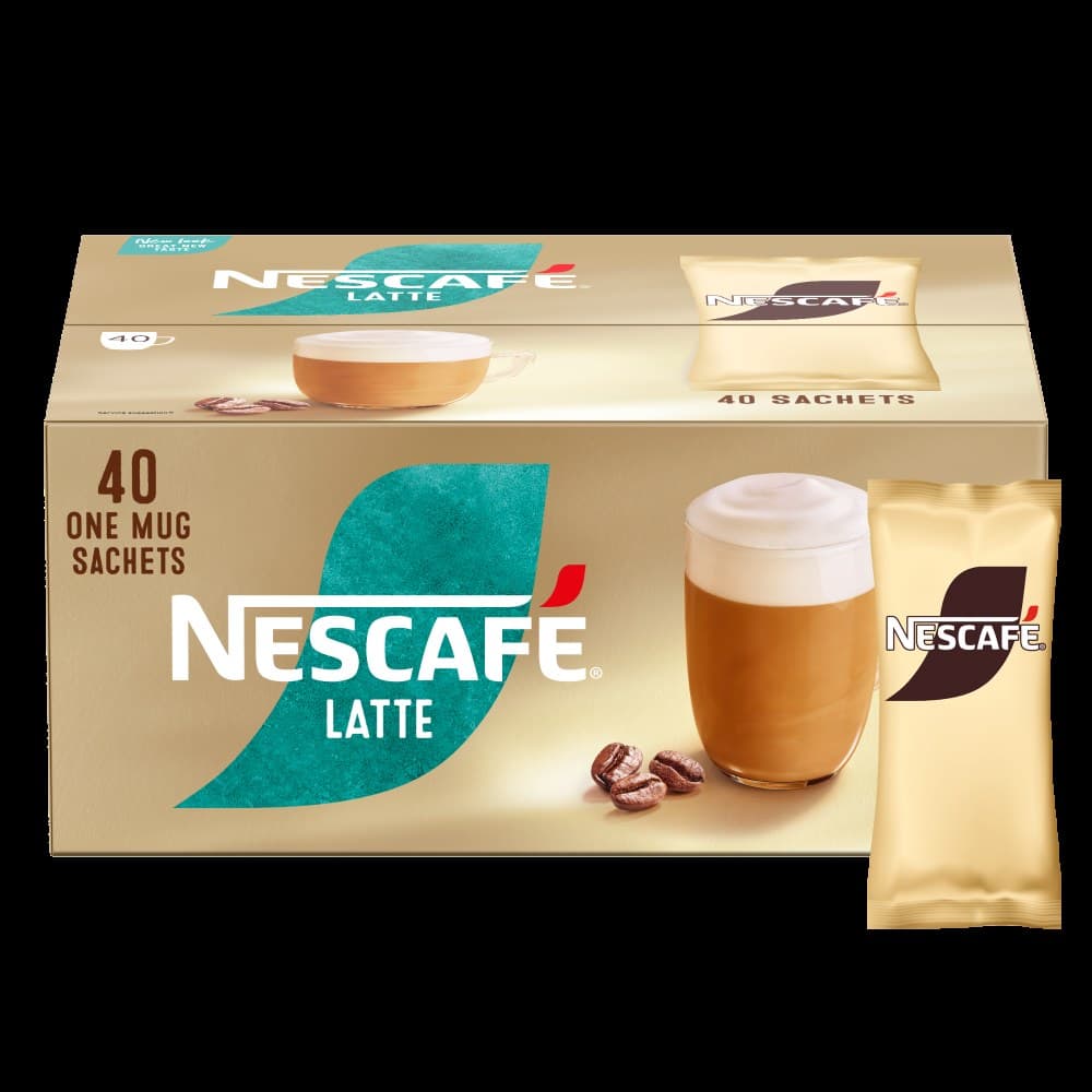 NESCAFE Latte Coffee Sachets 40 x 18g
