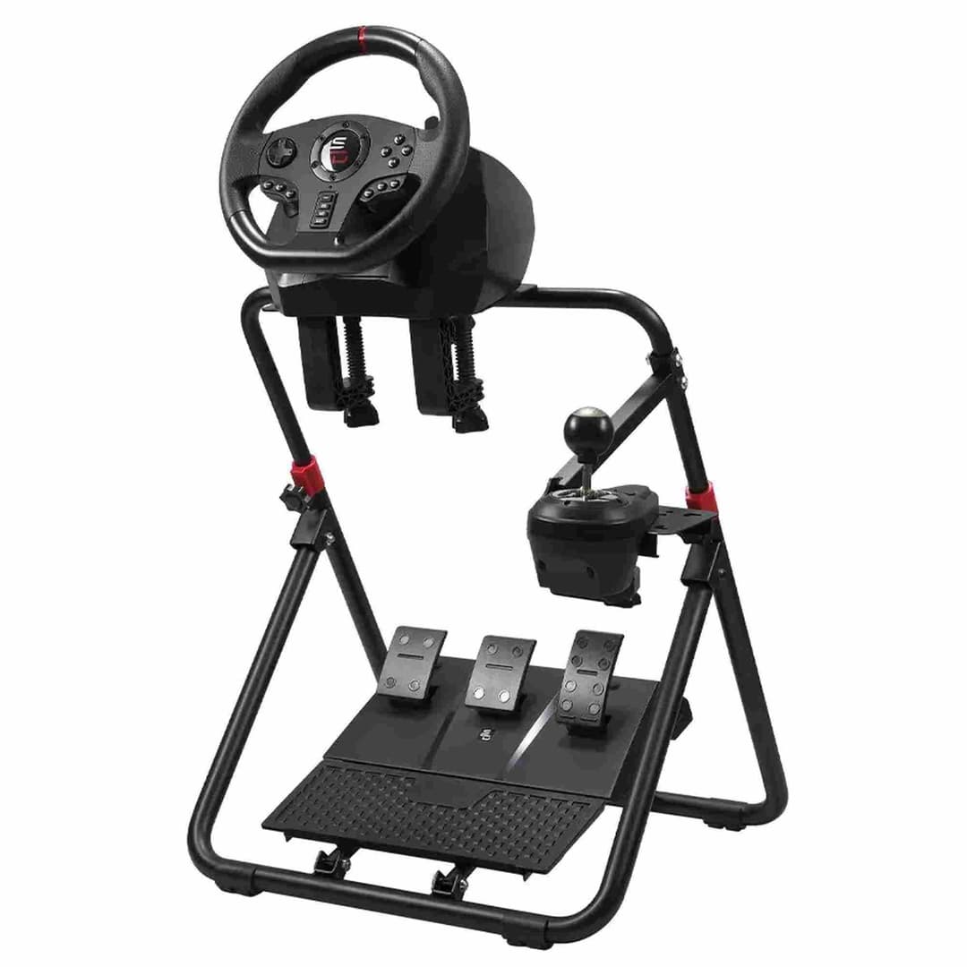 Superdrive SA5615 Racing Stand - Foldable Steering Wheel, Pedal & Gear Lever Stand - Image 2