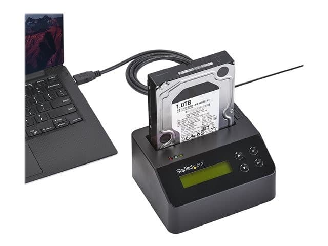 StarTech SDOCK1EU3P Hard Drive Eraser Black - Image 4