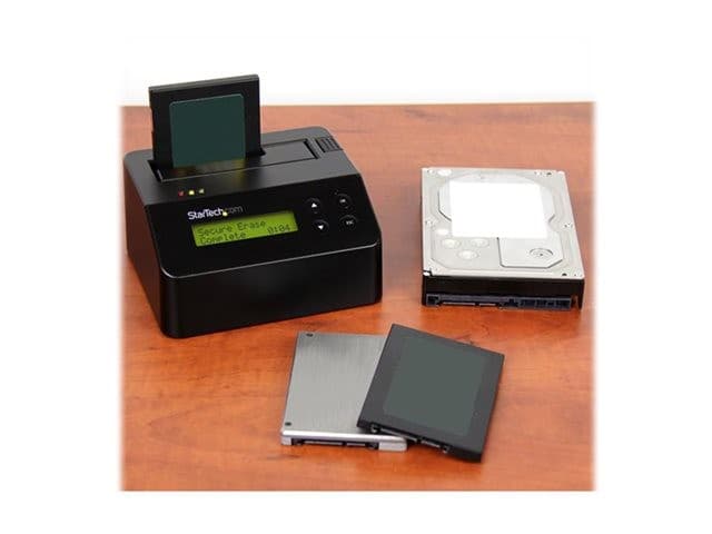 StarTech SDOCK1EU3P Hard Drive Eraser Black - Image 5