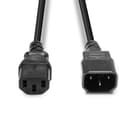 Lindy 1m IEC Extension Cable, Black thumbnail 4