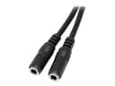 StarTech MUY1MFFS 3.5mm Audio Cable Black thumbnail 6