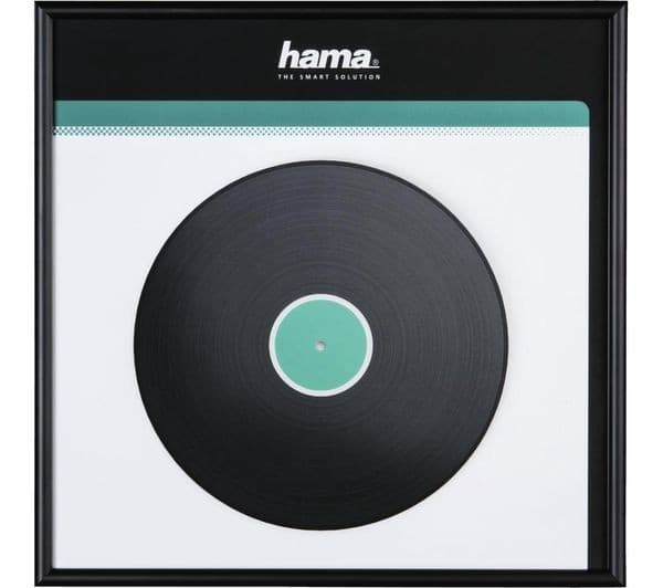 HAMA LP Vinyl Record Display Frame - Black - Image 1