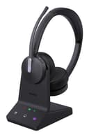 Yealink WH64 Dual Teams Headset Wireless Head-band Office/Call center USB Type-C Bluetooth Black thumbnail 1