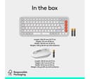 Logitech Pop Icon Combo Wireless Keyboard & Mouse White thumbnail 10