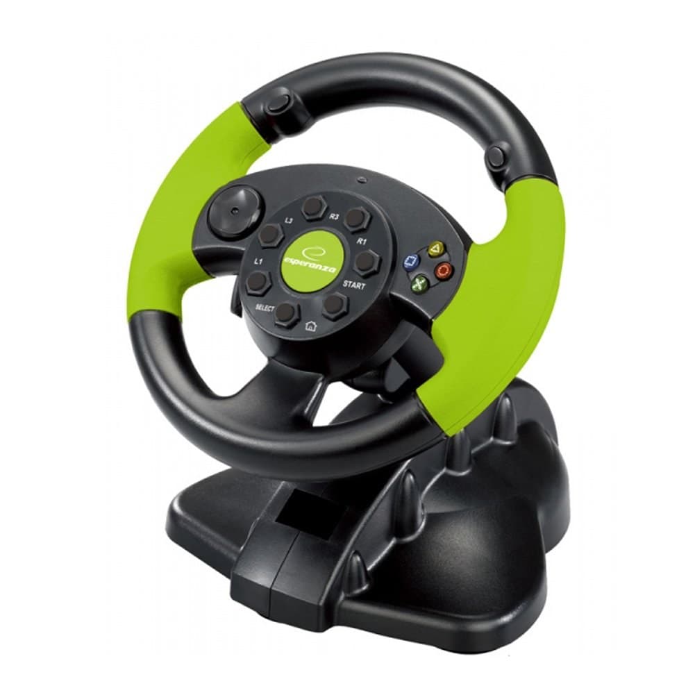 Esperanza High Octane XBOX Edition Gaming Steering Wheel - Black - Image 3
