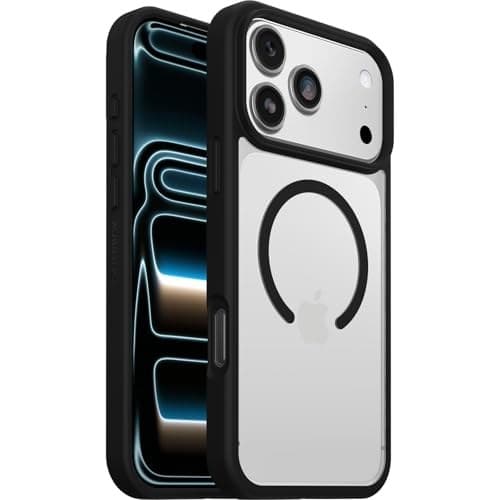 OtterBox React MagSafe Case for iPhone 18 Pro Max/17 Pro Max, Clear/Black - Image 1