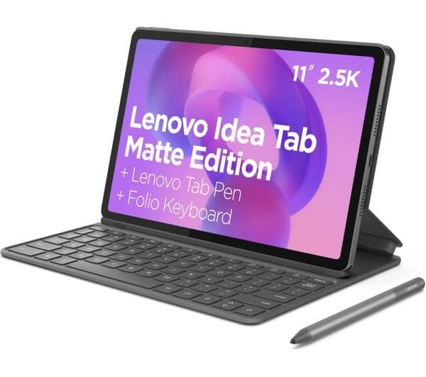 Lenovo Idea Tab 11" 8GB 128GB Android Tablet With Pen & Keyboard Grey - Image 1