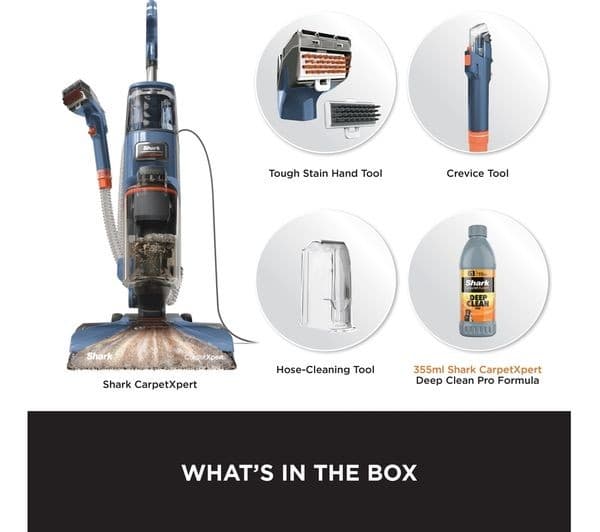 SHARK CarpetXpert EX150UK Upright Carpet Cleaner - Navy - Image 7