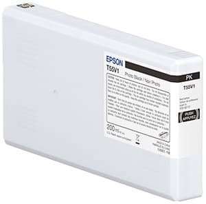 Epson T55W1 UltraChrome Pro10 200ml Ink Cartridge for SureColor SC-P5300 - Photo Black - Image 1