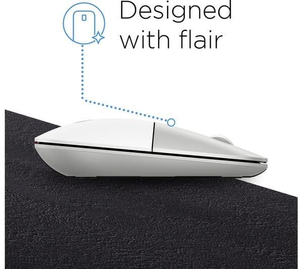 HP Z3700 Wireless Optical Mouse - White - Image 4